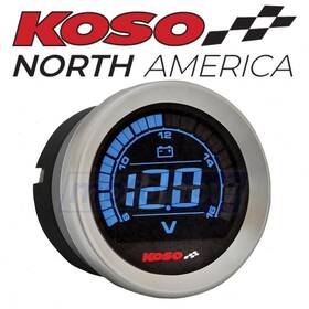 Koso North America Mn/d34t Digital Gauge Cluster With Oil Temp For 2007-2009 Harley Davidson Vw