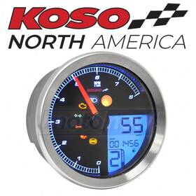 Dy5h Koso North America Mn/dy5h Tnt-b Multi-function Gauge For 2014-2019 Yamaha Xvs950 Bolt - Ak