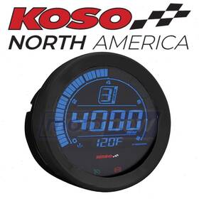 W297 Koso North America Mn/w297 Digital Gauge Cluster With Oil Temp For 2004-2013 Harley Davidson Ga