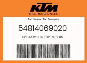 54814069020 Ktm Genuine Speedometer Top Part 05 -