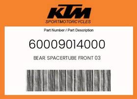 Ktm 60009014000 Genuine Bear. Spacertube Front 03 -