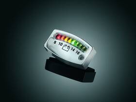 4219 Kuryakyn Led Battery Gauge Chrome