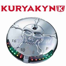 10q1 Kuryakyn Mn/10q1 Zombie Led Fuel And Battery Gauge For 2010-2016 Harley Davidson Nq