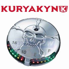 5de1 Kuryakyn Mn/5de1 Zombie Led Fuel And Battery Gauge For 2001-2006 Harley Davidson Kq 5de1 Kuryakyn Mn/5de1 Zombie Led Fuel And Battery Gauge For 2001-2006 Harley Davidson Kq