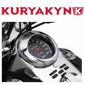 6ax8 Kuryakyn Mn/6ax8 Speedometer Trim Ring With Visor For 1999-2009 Harley Davidson Ia