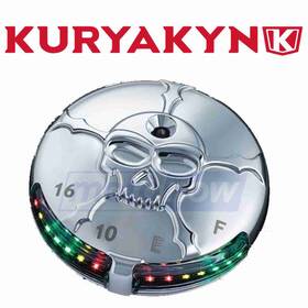 A3r5 Kuryakyn Mn/a3r5 Zombie Led Fuel And Battery Gauge For 2004-2007 Harley Davidson Lk