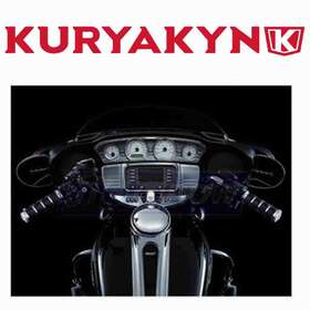 C71w Kuryakyn Mn/c71w Tri-line Gauge Trim For 2015-2020 Harley Davidson Fltrx Road Glide Xx