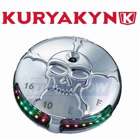 Tk32 Kuryakyn Mn/tk32 Zombie Led Fuel And Battery Gauge For 2001-2006 Harley Davidson Ib