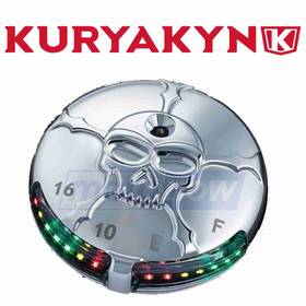 Xxr1 Kuryakyn Mn/xxr1 Zombie Led Fuel And Battery Gauge For 2007-2013 Harley Davidson Rl