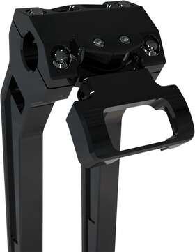 La-7397-00b La Choppers Gauge Mount Softail M8 - Black