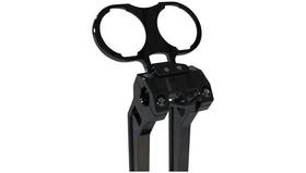 La-7397-02b La Choppers Gauge Mount - Dual Black Anodized