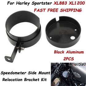 Mp08-004-0009bdtus Lenkdou Speedometer Side Mount Relocation Bracket Kit For Harley Sportster Xl883 Xl1200