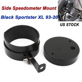 Mp08-004-0009busle Lenkdou Alloy Speedometer Side Mount Relocation Bracket For Harley Sportster Xl 883 1200