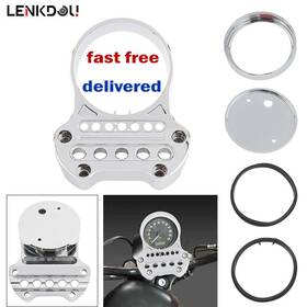 Mp08-004-0017c-almt Lenkdou Relocation Indicator Cnc Speedometer Bracket For Harley Sportster Xl1200 Chrome