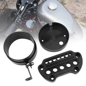 Mp08-004-0114-al1 Lenkdou For Harley Side Speedometer Bracket Relocation Indicator Clamp Sportster Xl 883