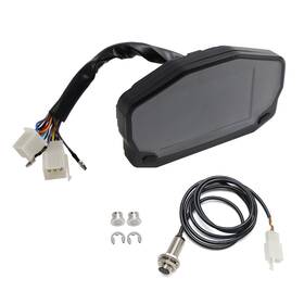 M503-049 Madhornets Backlight Lcd Rpm Digital Display Odometer Speedometer Universal For Motorcycle