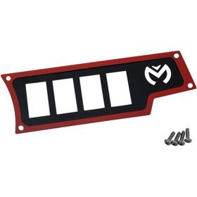 100-4353-pu Moose Utility Offroad Small 4 Switch Dash Plate - Right Red
