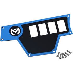 100-4362-pu Moose Utility Offroad Large 4 Switch Dash Plate - Left Blue