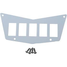 100-4381-pu Moose Utility Offroad Center 5 Switch Dash Plate - White