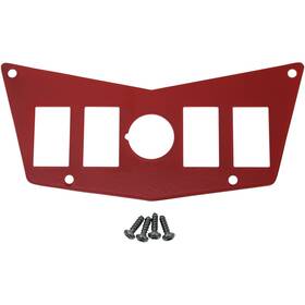 100-4393-pu Moose Utility Offroad Center 4 Switch Dash Plate - Red