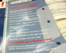 4000020 Motogadget Digital Brake Light Modulator Flashing Unit