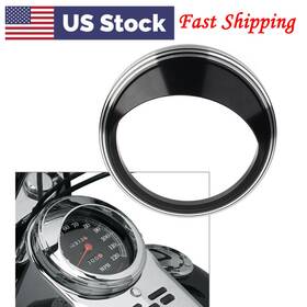 77us Motorshop 432562641139 5 Inch Speedometer Gauge Bezel Cover Trim Ring Visor Custom For Harley Road Glide Us