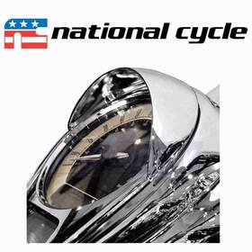 9e3h National Cycle Mn/9e3h Cast Speedometer Cowling For 2007-2019 Kawasaki Vn900c Vulcan Kc