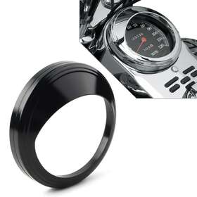 Newyoutube 310003745182 For Harley Road Glide Custom 5 Inch Speedometer Gauge Bezel Covers Trim Ring Visor