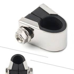 Newyoutube 550738806127 Motorcycle Speedo Clamp Gauge Rubber For 7/8 Inch 1 Handlebar Mounting Bracket Us