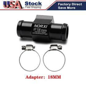 A2308b2003 Norxi Motorcycle Water Temperature Joint Hose Sensor Instrument Adapter 3-way 18mm