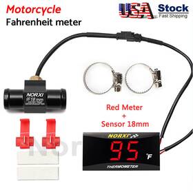 A24b1021002 Norxi Motorcycle Koso Water Temperature Gauge Thermometer Fahrenheit For Yamaha