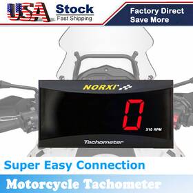 A25b090301 Norxi Motorcycle Koso Tachometer Digital Rpm For Yamaha Honda Suzuki