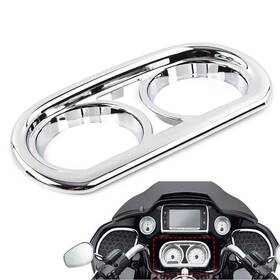 Oginodaisukeusa 421119133272 Fit Harley Road Glide Fltrx 2015-later Gauge Bezel Trim Kit Motorcycle Chrome Us