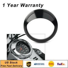 Oginodaisukeusa 550733251915 For Harley Road Glide Custom 5 Inch Speedometer Gauge Bezel Covers Trim Ring Visor
