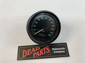 67349-00 Pursuit Security Black 120mph Speedo Speedometer Gauge