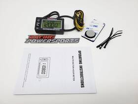 Rl-hm028 Racingpowersports Backlight Lcd Inductive Multifunction Hour Meter Tachometer