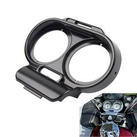 Raimukurijinusa 550746678976 Gauge Cover Nacelle Housing Fairing Fit Harley Road Glide 1998-2013 Fltru Black