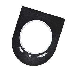 1302-93a Rudyness Dash Cover Switch Nameplate For Harley Dyna Fxdwg 93-03 Softail 96-17 Fxst Flst