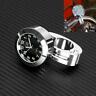 Sft01873 Chrome Handle Bar Mount Clock For Yamaha Classic Stryker