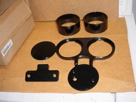 2210-0613 Slyfox Harley Davidson Black Dual Gauge Mount 13895
