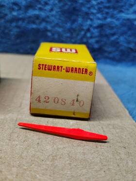 420840 Stewart Warner Speedometer Needle Harley-davidson K-model Panhead Orange