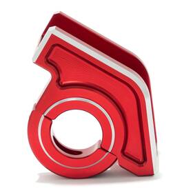 Mx-tal-stg-035-red-usa-0515 Tarazon Digital Display Relocation Bracket Red For Talaria Sting Cnc Electric Dirt Bike