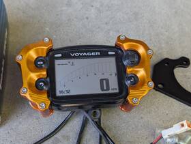 Trail Tech 028752130042 Voyager Gps Computer With Protector And Ktm 350 Excf Harness