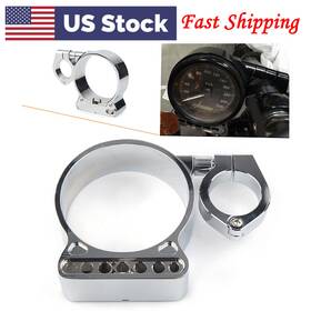 Twoagain 550749103338 Us 39mm/16 Inch Side Mount Speedo Relocation Bracket For Harley Sportster 04-14