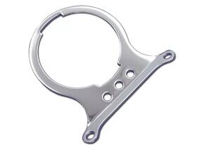 39-0142 V-twin Single Gauge Mount Bracket Fits Harley Davidson