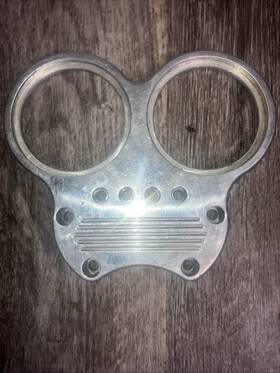 39-0400 V-twin Dual Gauge Mount Bracket Fits Harley Davidson