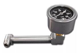 40-0515 V-twin Liquid Filled Oil Gauge Fits Harley Davidson