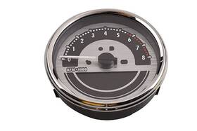 39-0011 V-twin Manufacturing 5 Inch Electronic Speedometer Assembly Silver