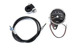 39-0315 V-twin Manufacturing Mini 60mm Speedometer Kit With 2 1 Ratio