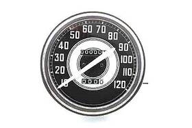 39-0458 V-twin Manufacturing Speedometer With 2 1 Ratio And White Needle
